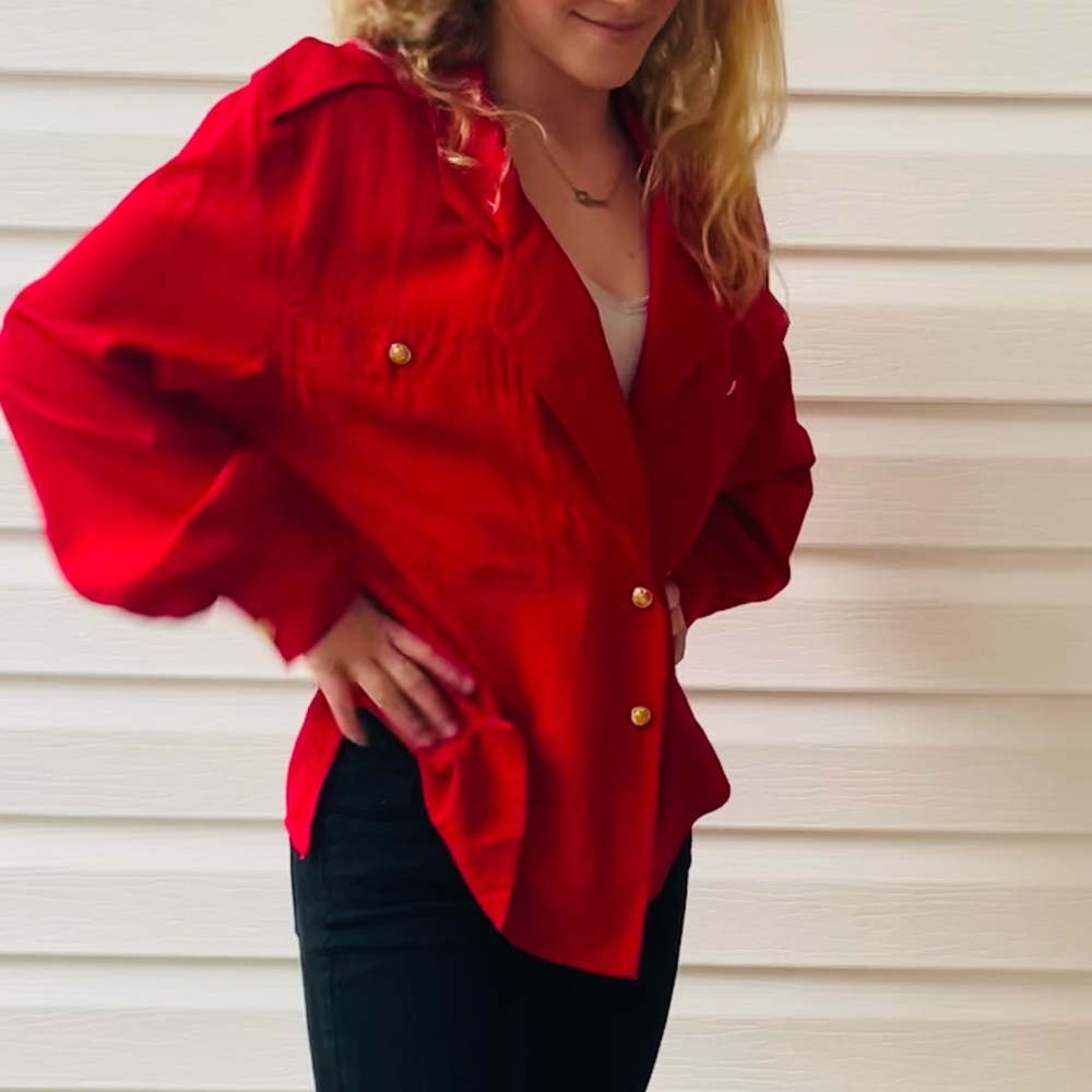 Vintage Neiman Marcus Levante suit blouse